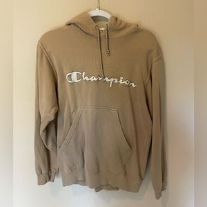 Vintage Brown Champion Hoodie (Size S)